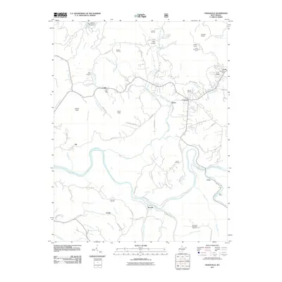 2011 Map of Craigsville, 2011 Print