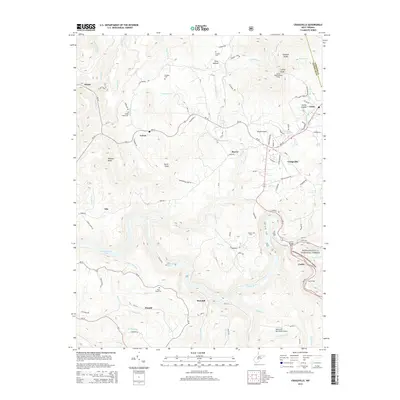 2014 Map of Craigsville, 2014 Print
