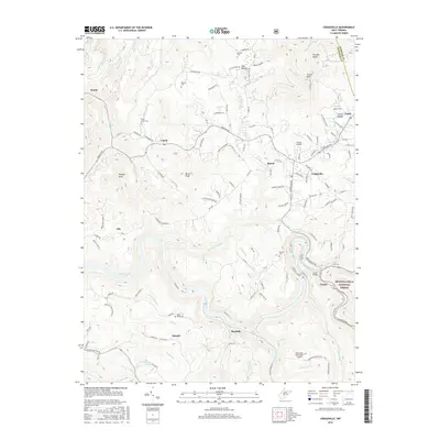 2016 Map of Craigsville, 2016 Print