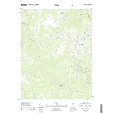2019 Map of Craigsville, 2019 Print