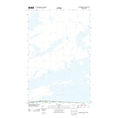 2013 Map of Cranberry Bay OE N, 2013 Print