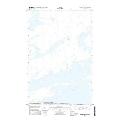 2016 Map of Cranberry Bay OE N, 2016 Print