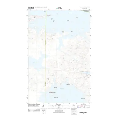 2013 Map of Cranberry Bay, 2013 Print