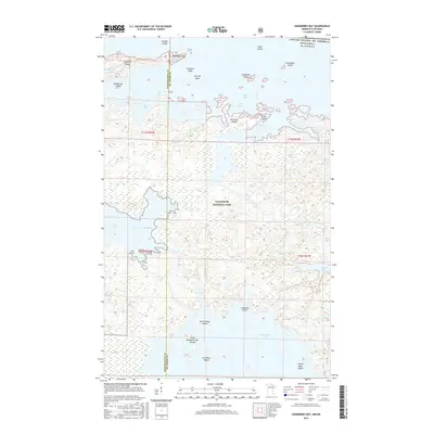 2016 Map of Cranberry Bay, 2016 Print