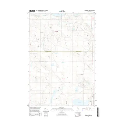 2014 Map of Cranberry Lake, 2014 Print