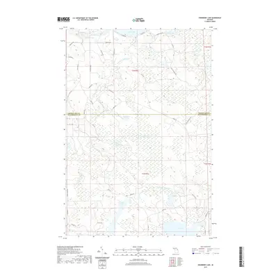 2019 Map of Cranberry Lake, 2019 Print
