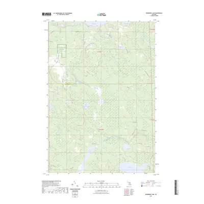 2023 Map of Cranberry Lake, 2023 Print