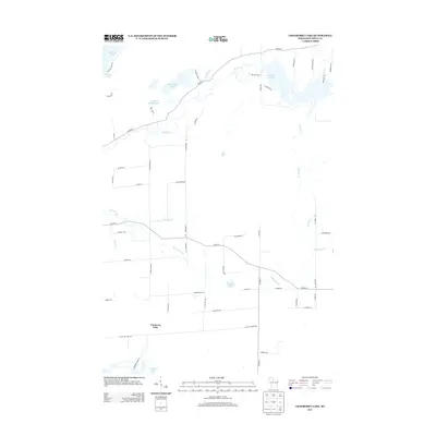 2013 Map of Cranberry Lake, 2013 Print