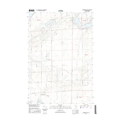 2015 Map of Cranberry Lake, 2015 Print