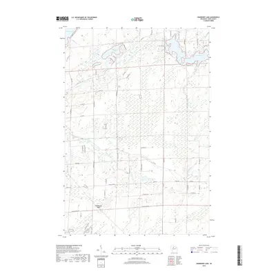2018 Map of Cranberry Lake, 2018 Print