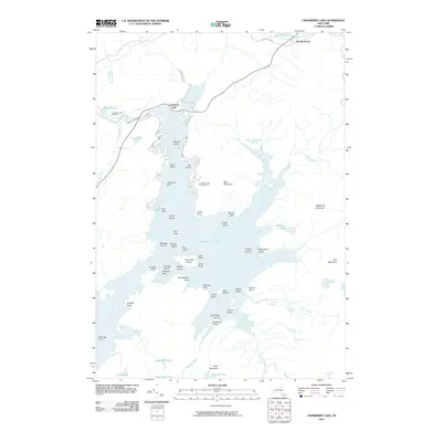 2010 Map of Cranberry Lake, 2010 Print