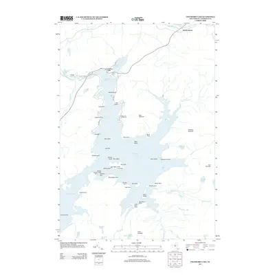 2013 Map of Cranberry Lake, 2013 Print