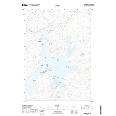 2019 Map of Cranberry Lake, 2019 Print