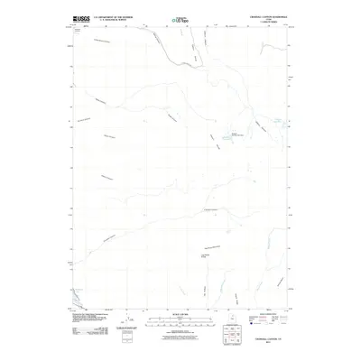 2011 Map of Crandall Canyon, 2011 Print