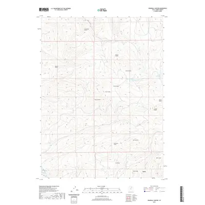 2020 Map of Crandall Canyon, 2020 Print