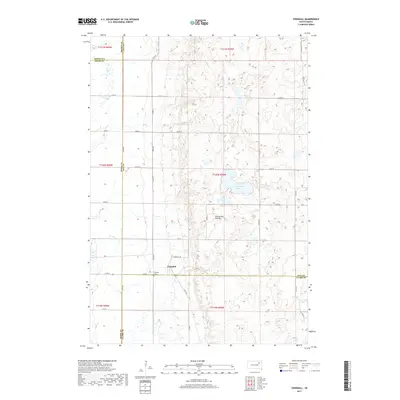 2017 Map of Crandall, 2017 Print