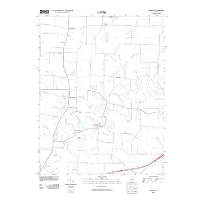 2010 Map of Crandall, 2010 Print