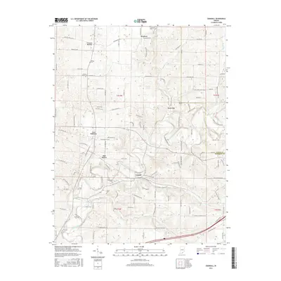 2016 Map of Crandall, 2016 Print