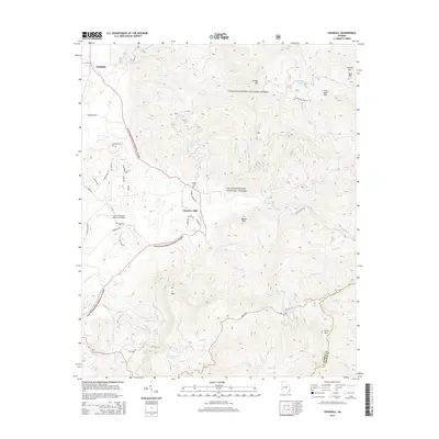 2014 Map of Crandall, 2014 Print