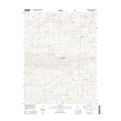 2015 Map of Crandall Peak, 2015 Print