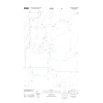 2013 Map of Crandon NE, 2013 Print