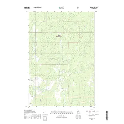 2018 Map of Crandon NE, 2018 Print