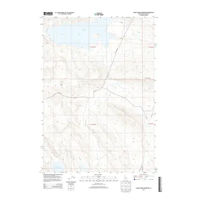 2013 Map of Crane Creek Reservoir, 2013 Print