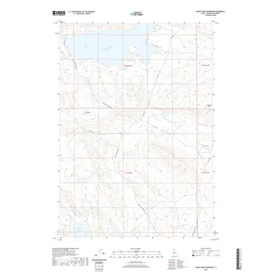 2020 Map of Crane Creek Reservoir, 2020 Print