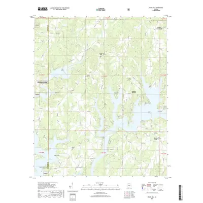2018 Map of Crane Hill, 2018 Print