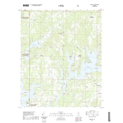 2021 Map of Crane Hill, 2021 Print