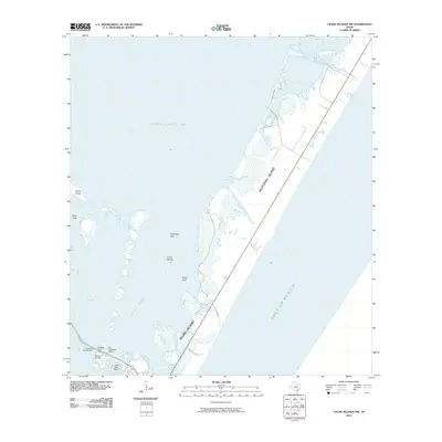 2010 Map of Crane Islands NW, 2010 Print