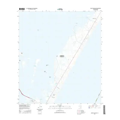 2016 Map of Crane Islands NW, 2016 Print