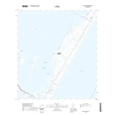2022 Map of Crane Islands NW, 2022 Print
