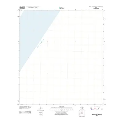 2010 Map of Crane Islands NW OE E, 2010 Print