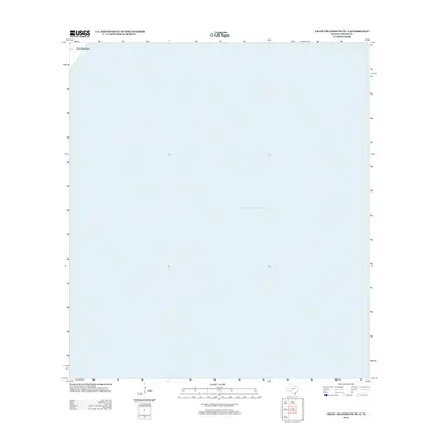 2013 Map of Crane Islands NW OE E, 2013 Print