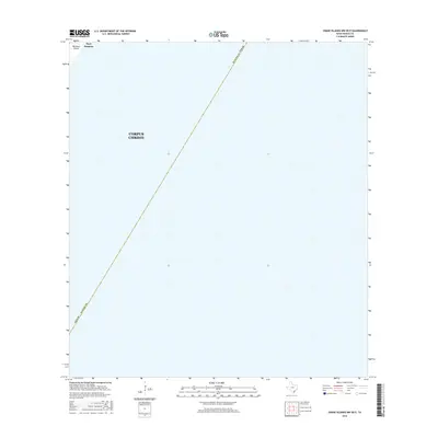 2016 Map of Crane Islands NW OE E, 2016 Print