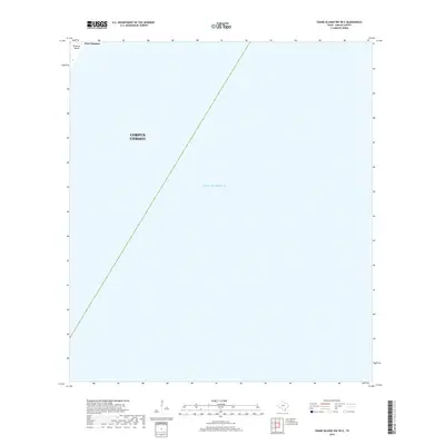 2019 Map of Crane Islands NW OE E, 2019 Print
