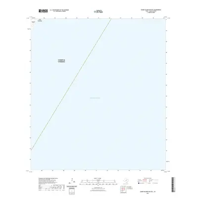 2022 Map of Crane Islands NW OE E, 2022 Print