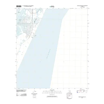 2010 Map of Crane Islands SW, 2010 Print