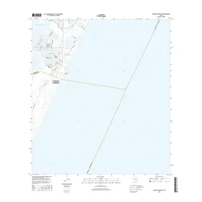 2016 Map of Crane Islands SW, 2016 Print