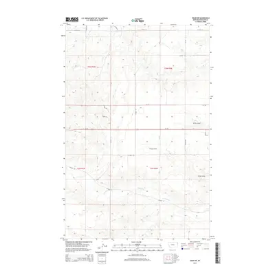 2014 Map of Crane NE, 2014 Print