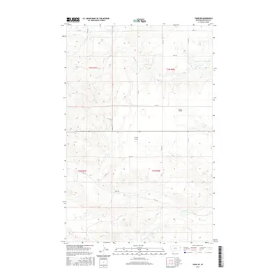 2017 Map of Crane NE, 2017 Print