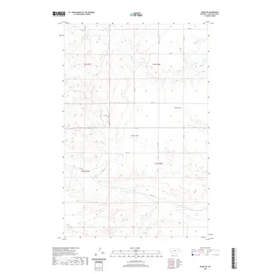 2020 Map of Crane NE, 2020 Print