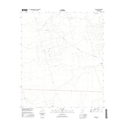 2016 Map of Crane NW, 2016 Print