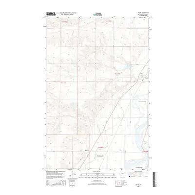 2014 Map of Crane, 2014 Print