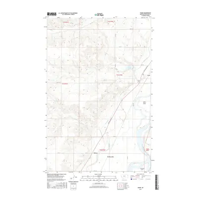 2017 Map of Crane, 2017 Print