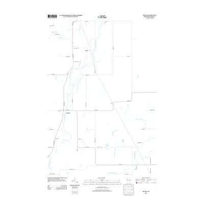 2013 Map of Crane, 2013 Print