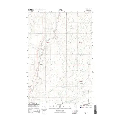 2015 Map of Crane, 2015 Print