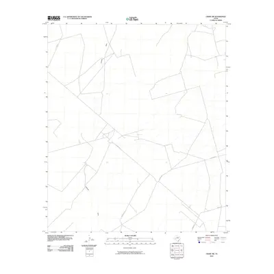 2010 Map of Crane SW, 2010 Print