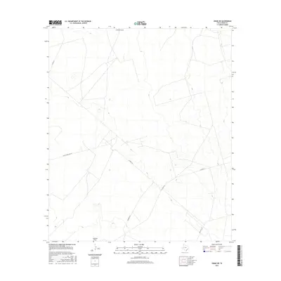 2016 Map of Crane SW, 2016 Print